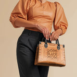 "Dope Black Mom" Small Leather Handbag