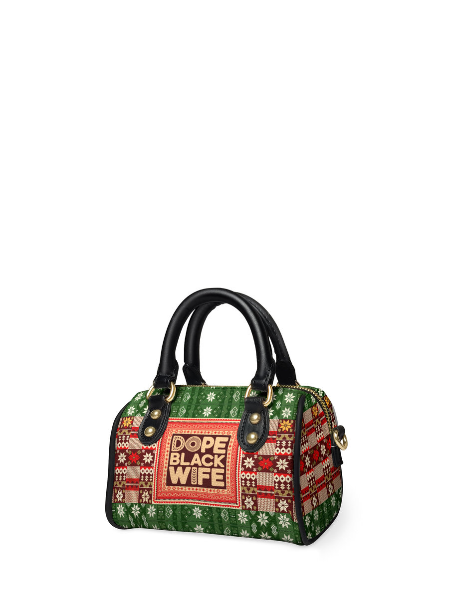 "Dope Black Wife" Frosted Pine Mini Satchel