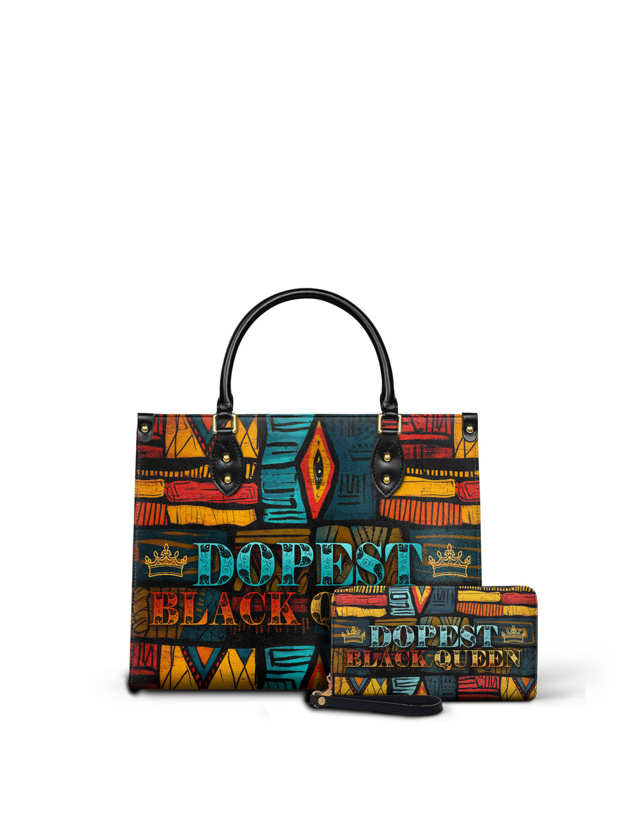 "Dopeya" Leather Handbag Matching Set - DD DEAL