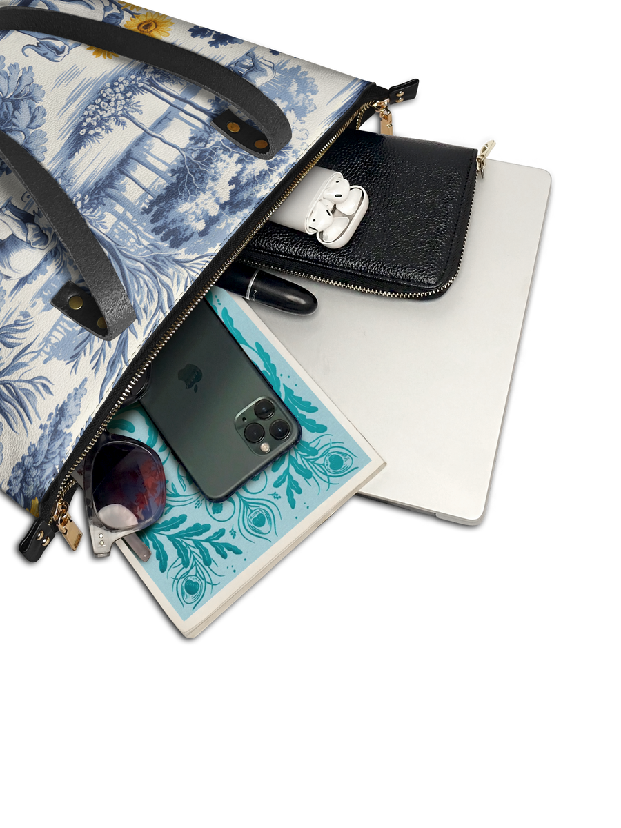 "Mkonga" Leather Tote Bag FALL CLEARANCE DEAL