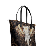 "Samsara" Leather Tote Bag
