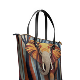 "Arachne" Leather Tote Bag