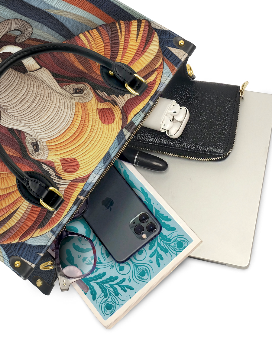 "Pori" Leather Handbag