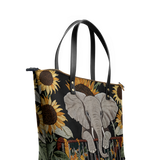 "Ganesha" Leather Tote Bag