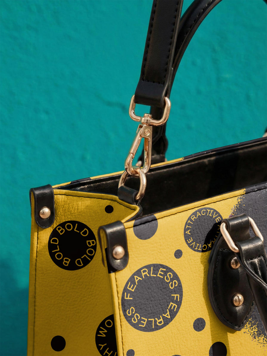 "Fahari" Marigold Pop Leather Handbag DD DEAL