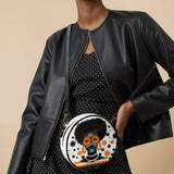 "Fahari" Marshmallow Citrus Circle Crossbody Bag - BRAVE ONES DEAL