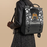 "Fahari" Monochrome Leather Backpack - BRAVE ONES DEAL