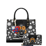 "Fahari" Monochrome Leather Handbag A250 Deal