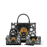 "Fahari" Monochrome Leather Handbag A250 Deal