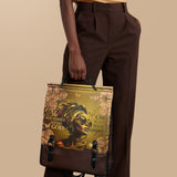 "Godfidence" Leather Backpack