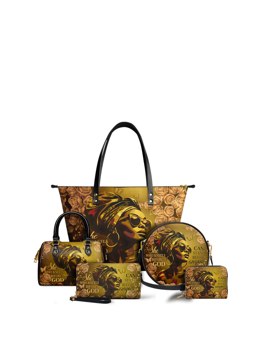 "Godfidence" Leather Tote Bag - DD DEAL