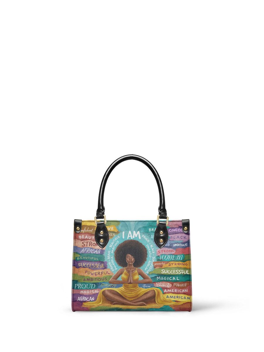"AfroEssence" Small Leather Handbag A250 Deal
