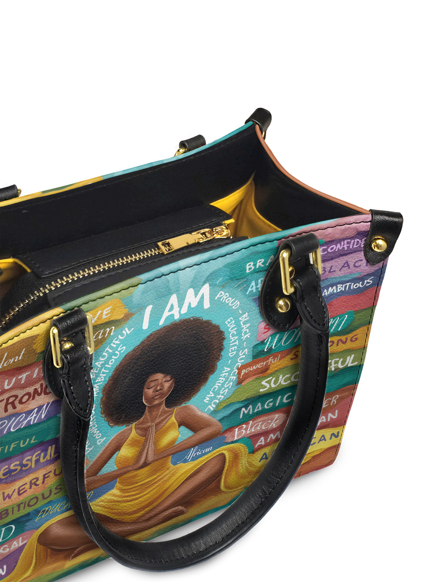 "AfroEssence" Small Leather Handbag - DD DEAL