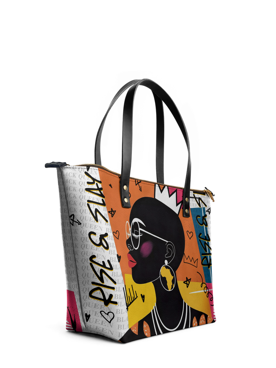 "Baridi" Leather Tote Bag