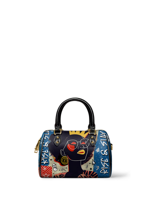 "Aina" Blueberry Snow Mini Satchel