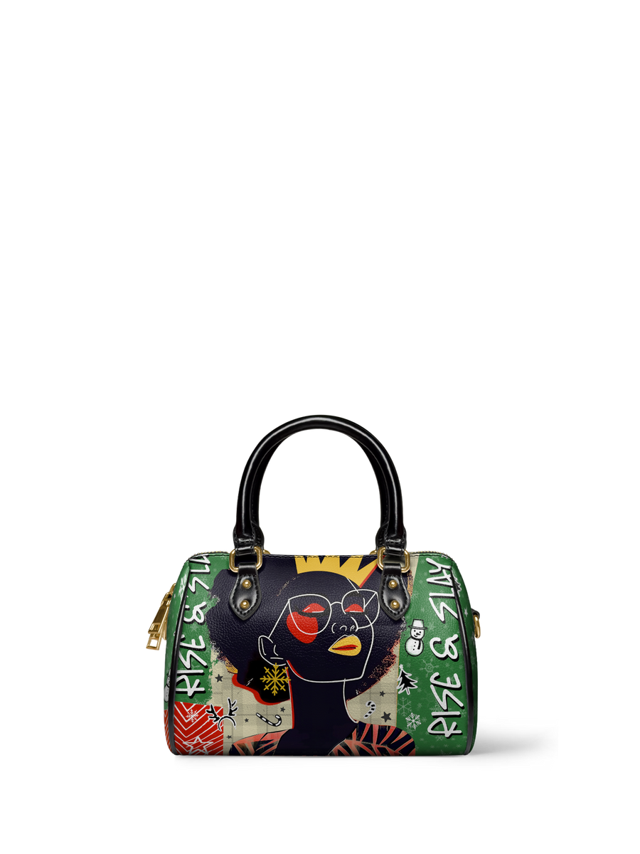 "Aina" Lime Pop Xmas Mini Satchel DD DEAL