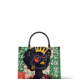 "Aina" Lime Pop Xmas Leather Handbag - BRAVE ONES DEAL