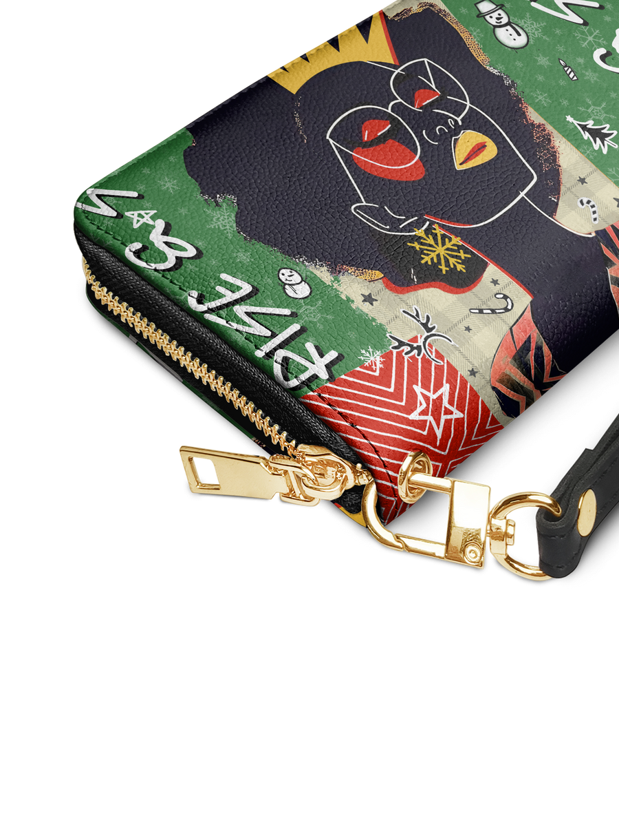"Aina" Lime Pop Xmas Wallet FALL CLEARANCE DEAL