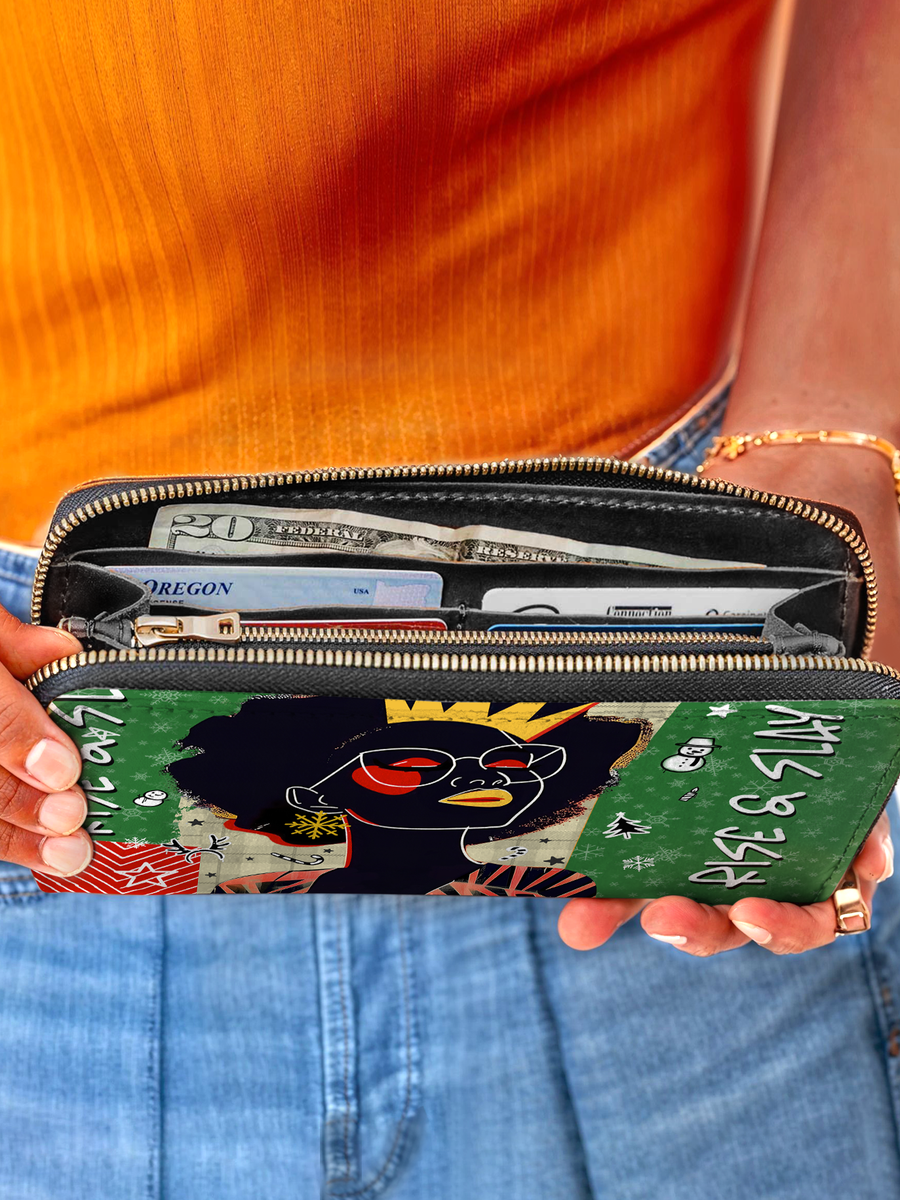 "Aina" Lime Pop Xmas Wallet FALL CLEARANCE DEAL