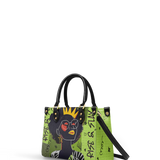 "Aina" Lime Pop Small Leather Handbag (Vegan) BTS DEAL