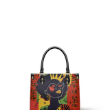 "Aina" Flame Red Small Leather Handbag A250 Deal