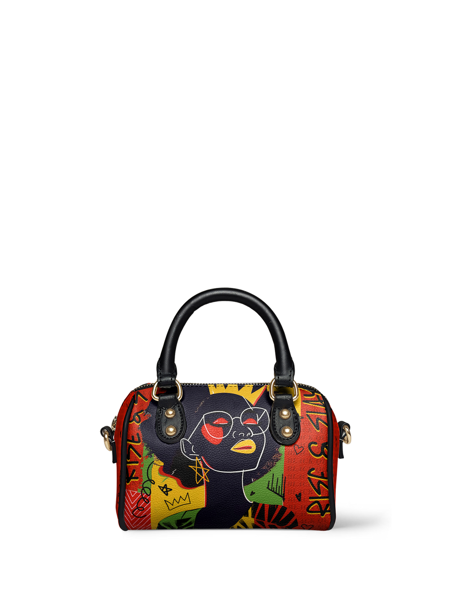 "Aina" Flame Red Mini Satchel DD DEAL