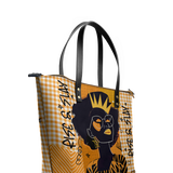 "Aina" Honeycomb Leather Tote Bag - BRAVE ONES DEAL