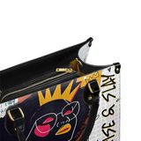 "Aina" Coconut White Leather Handbag A250 Deal