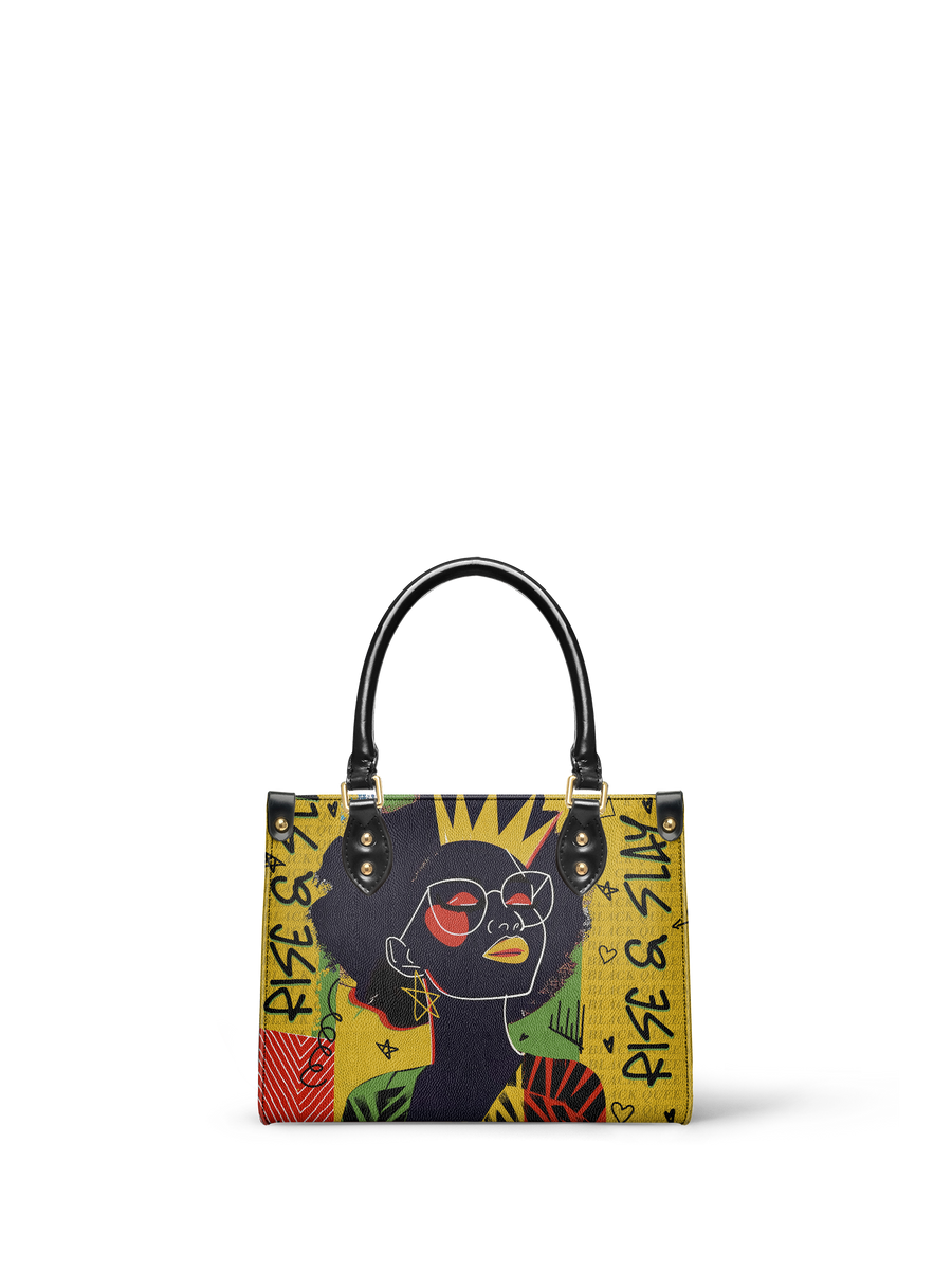 "Aina" Lemon Zest Small Leather Handbag - DD DEAL