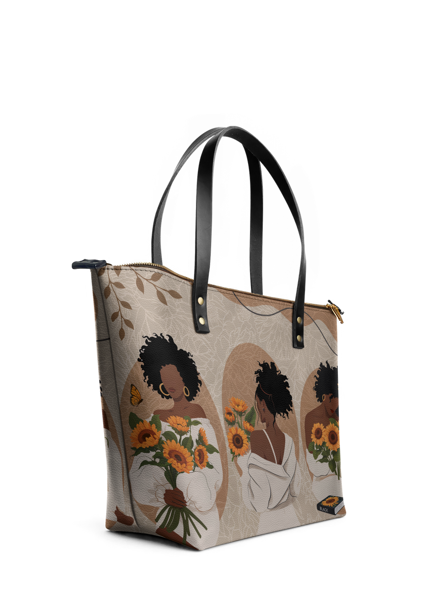 "Solina" Leather Tote Bag