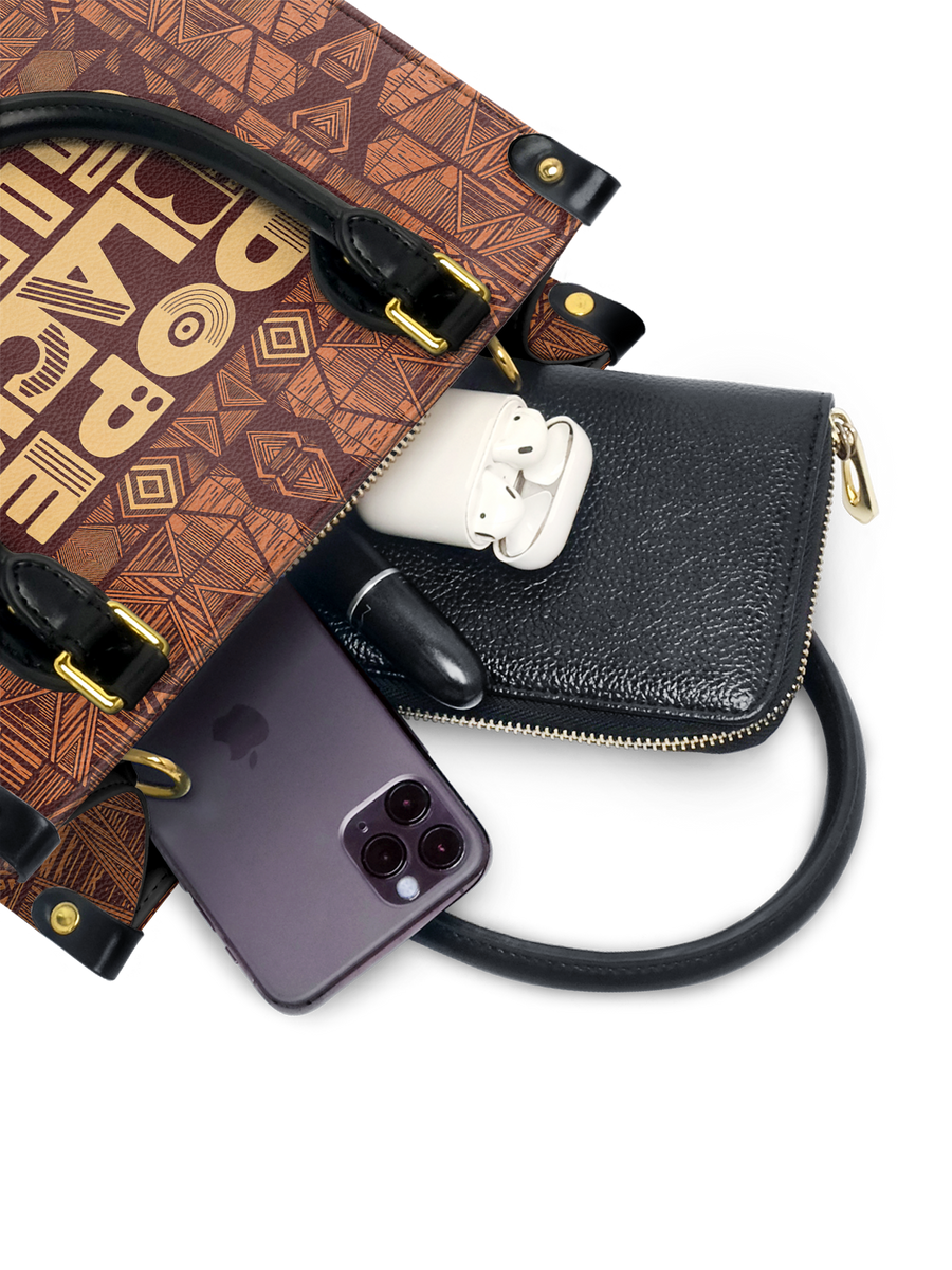 "Dope Black Girl" Small Leather Handbag