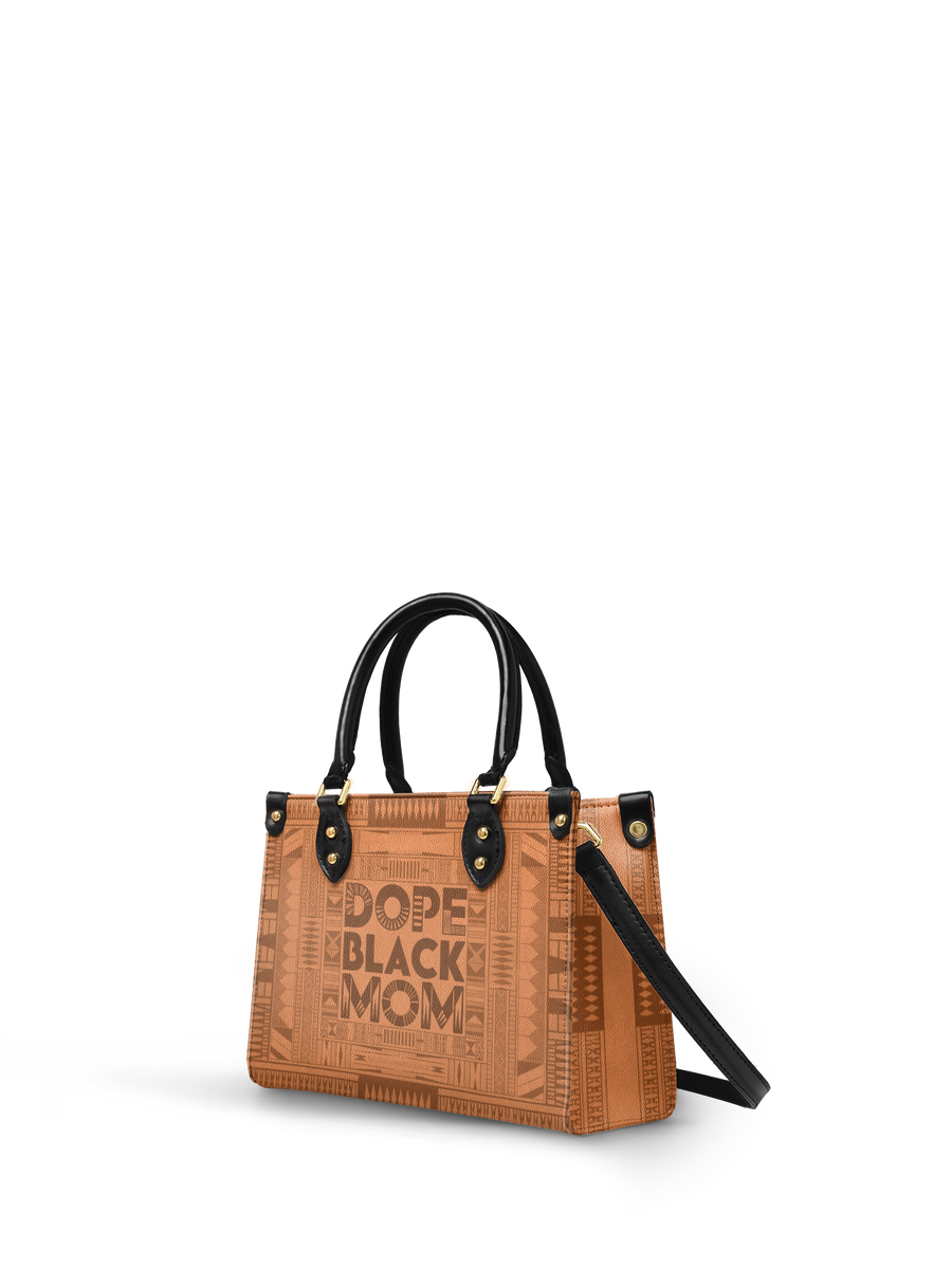"Dope Black Mom" Small Leather Handbag