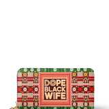 "Dope Black Wife" Frosted Pine Wallet - BRAVE ONES DEAL