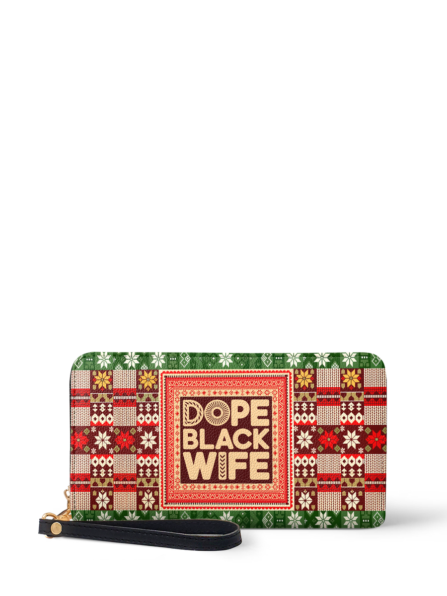 "Dope Black Wife" Frosted Pine Wallet DD DEAL
