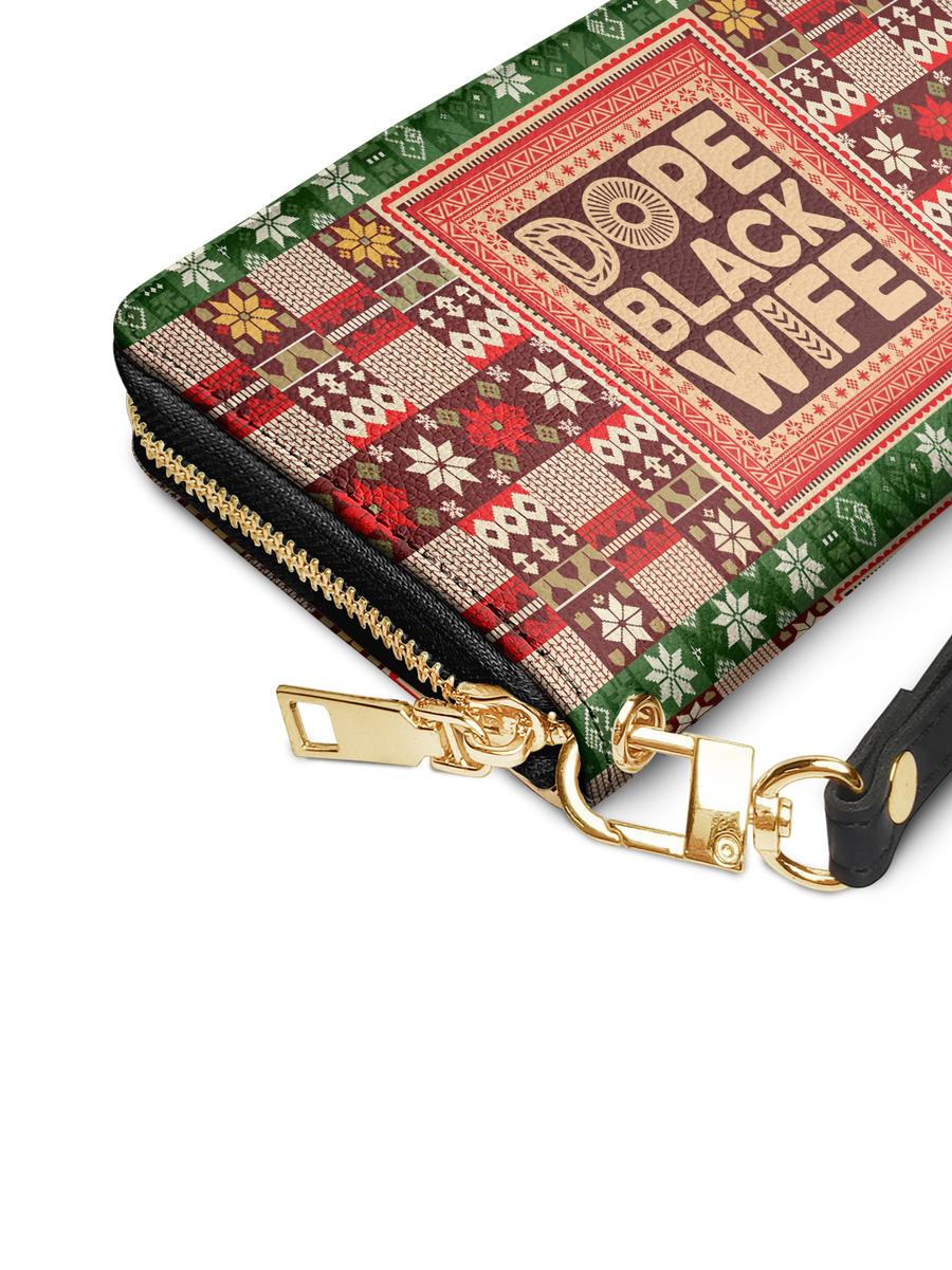 "Dope Black Wife" Frosted Pine Wallet