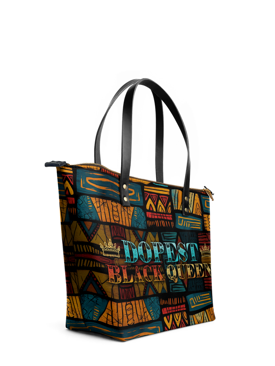 "Dopeya" Leather Tote Bag
