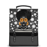"Fahari" Monochrome Leather Backpack - BRAVE ONES DEAL