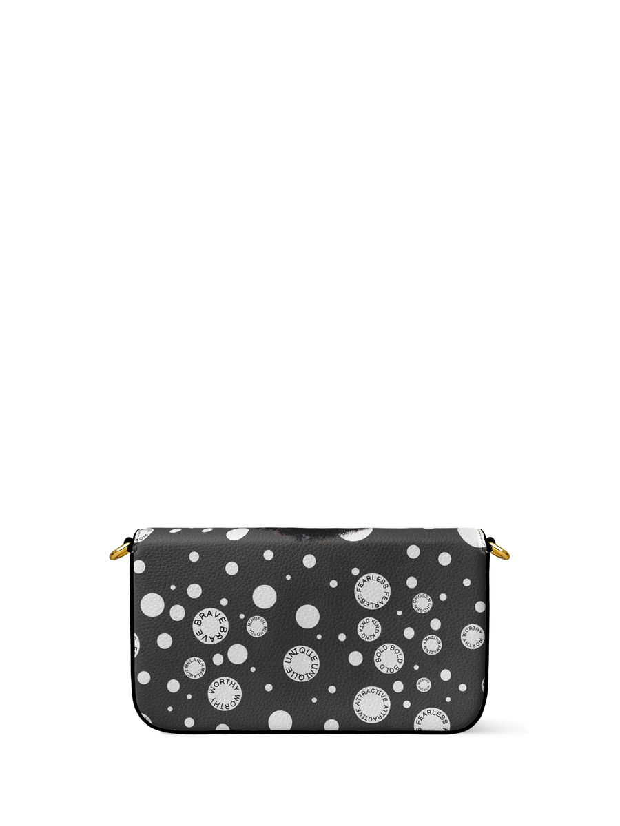 "Fahari" Monochrome Envelope Chain Crossbody Bag - DD DEAL