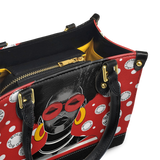 "Fahari" Strawberry Pop Small Leather Handbag