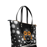 "Fahari" Monochrome Leather Tote Bag - BRAVE ONES DEAL