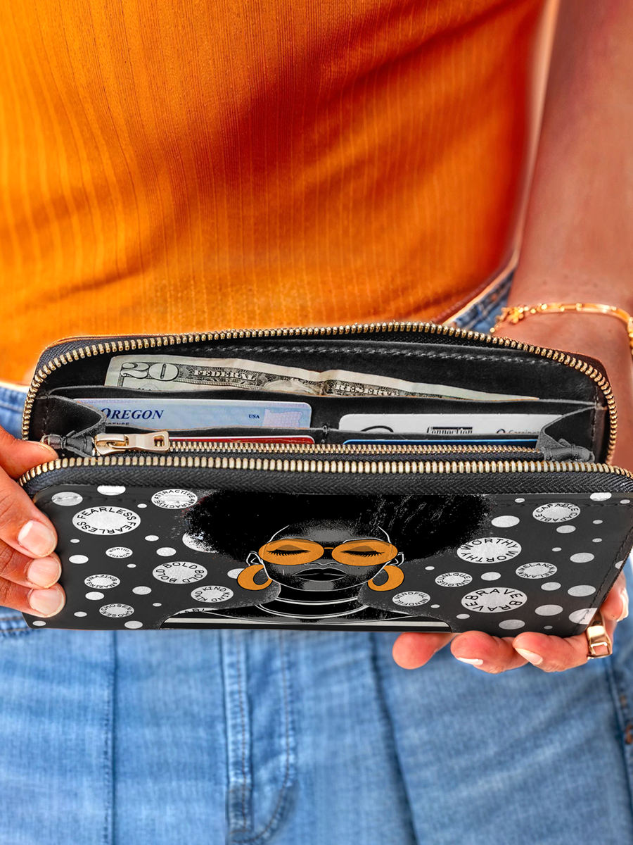 "Fahari" Monochrome Wallet FALL CLEARANCE DEAL