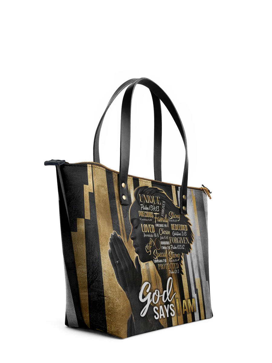 "Amara" Leather Tote Bag Matching Set - DD DEAL