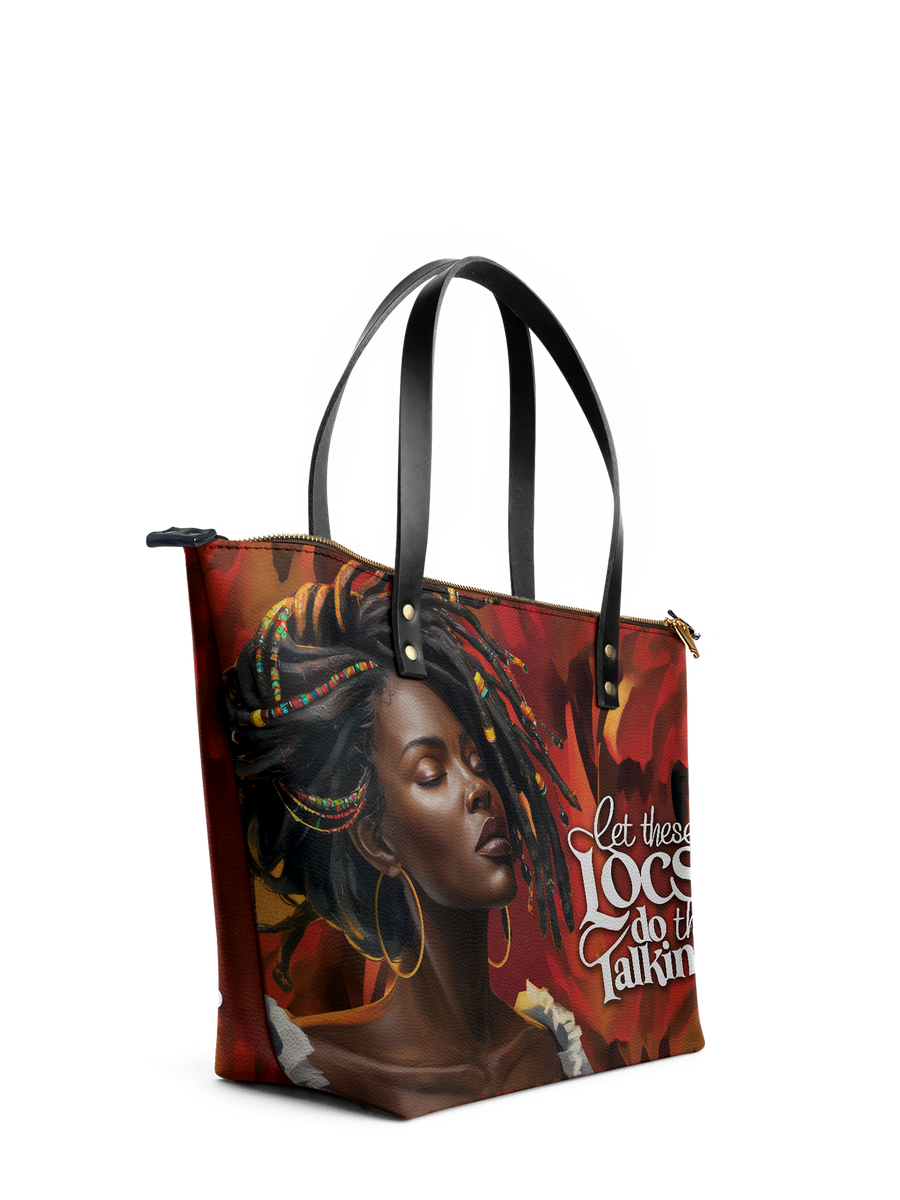 "Locella" Leather Tote Bag Matching Set - DD DEAL