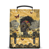 "Njia" Leather Backpack - BRAVE ONES DEAL