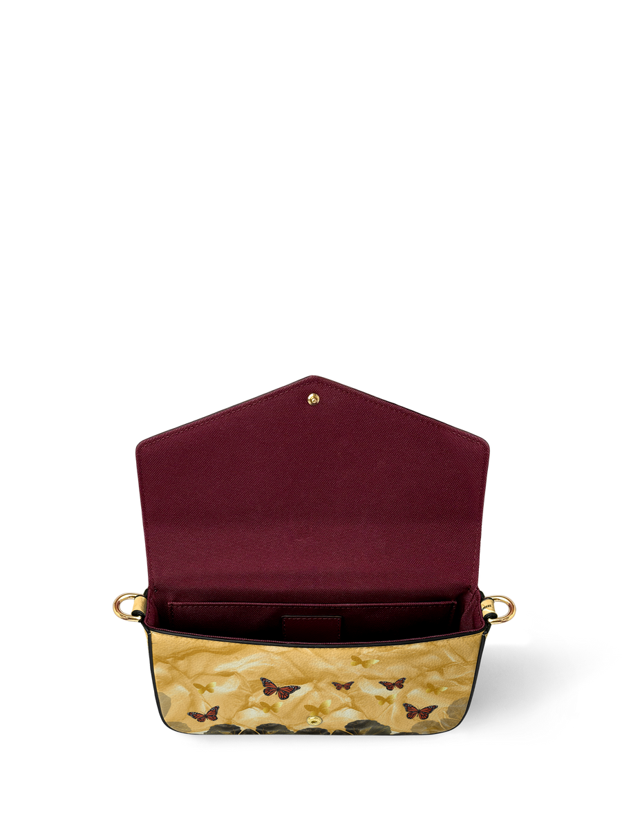 "Njia" Envelope Chain Crossbody Bag