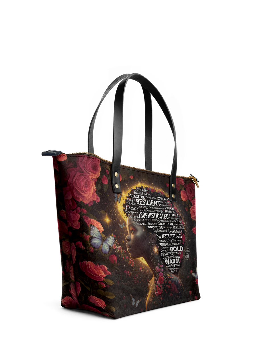 "Aurenna" Leather Tote Bag Matching Set - DD DEAL