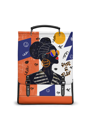 "Sanaa" Salt Pop Leather Backpack