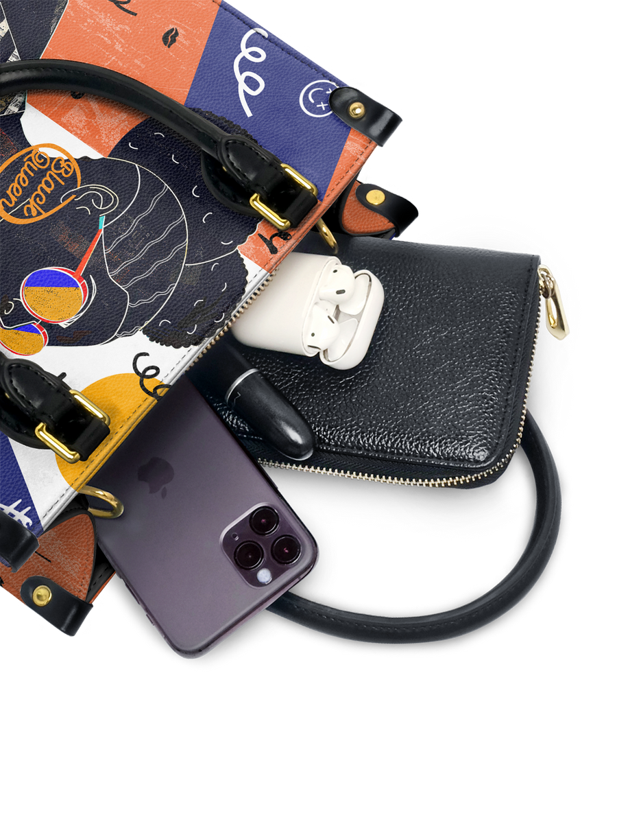 "Sanaa" Salt Pop Small Leather Handbag