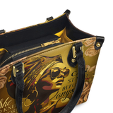 "Godfidence" Small Leather Handbag