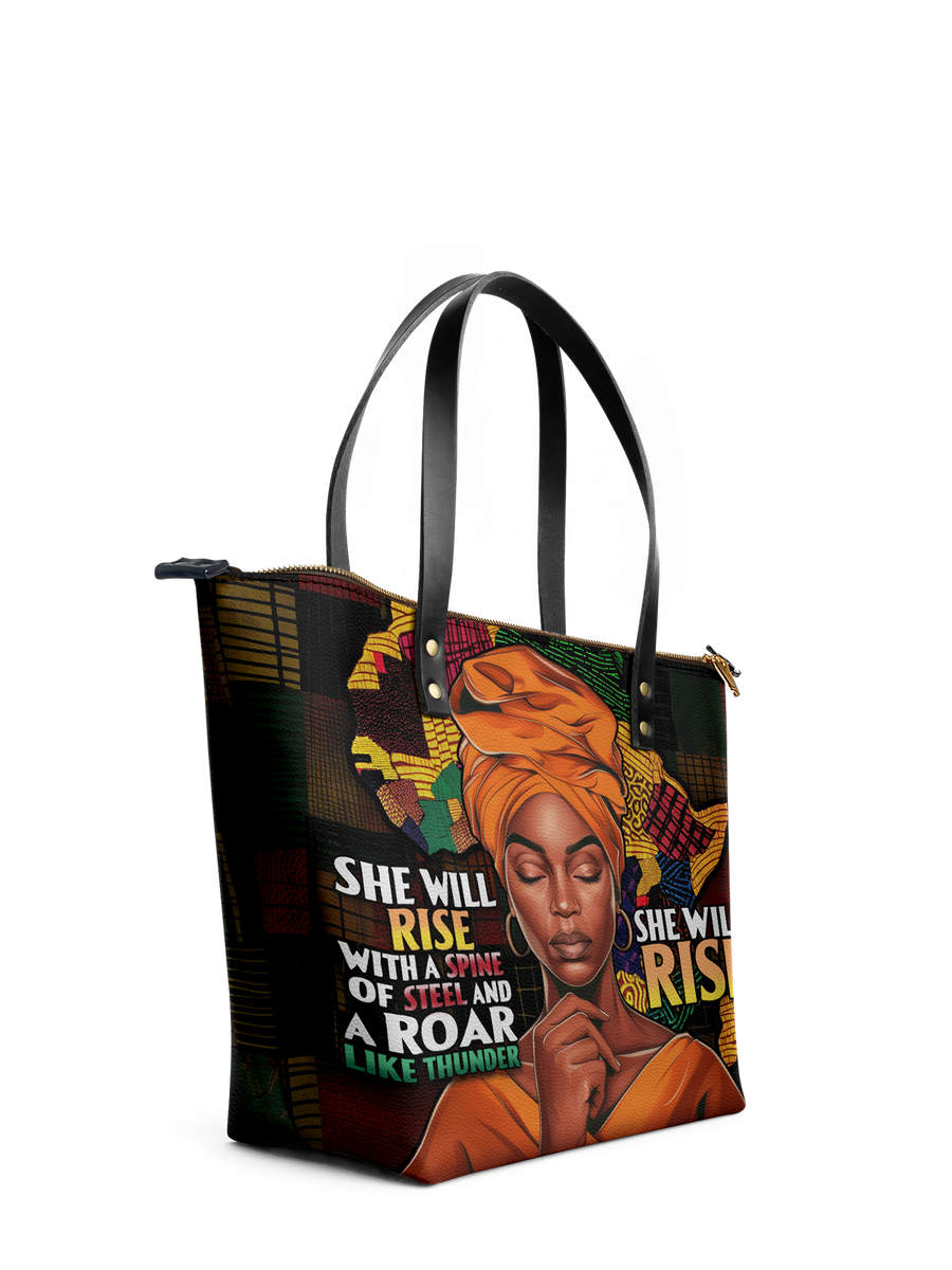 "Thundara" Leather Tote Bag Matching Set - DD DEAL
